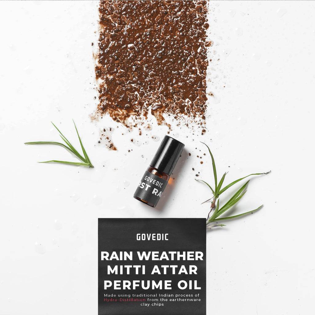 Govedic Rain Weather Mitti Attar- India's Natural and Most Authentic Perfume Oil
